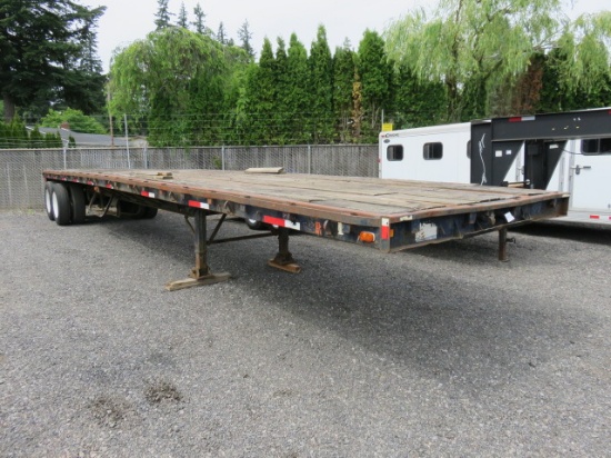 (YEAR, MAKE & MODEL COMING SOON) 7'7" X 42' FLATBED TRAILER