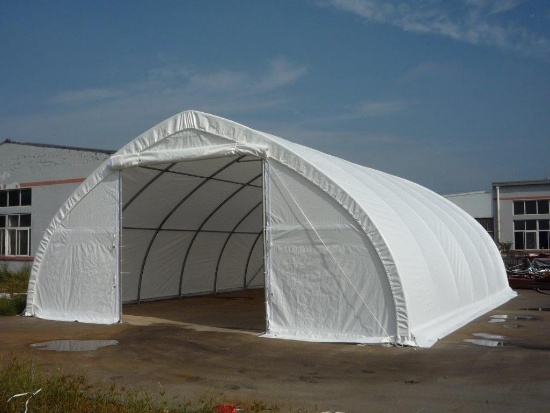 30' X 40' X 15' PEAK CEILING DOUBLE DOOR STORAGE BUILDING