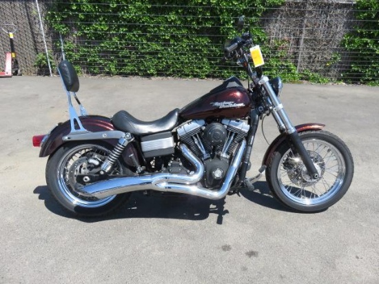 2008 HARLEY DAVIDSON FXDB STREET BOB MOTORCYCLE