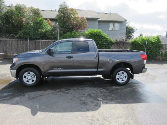 2011 TOYOTA TUNDRA 4 DOOR DOUBLE CAB PICKUP *OREGON SALVAGE CERTIFICATE - TOTALED