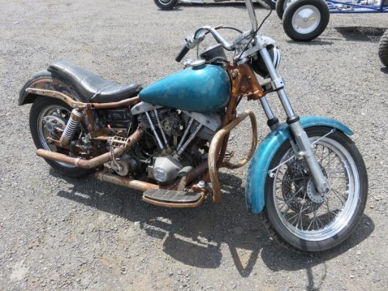 1976 HARLEY DAVIDSON MOTORCYCLE **NON-OP *COMES WITH CERT OF POSSESSORY LIEN FORECLOSURE PAPERS
