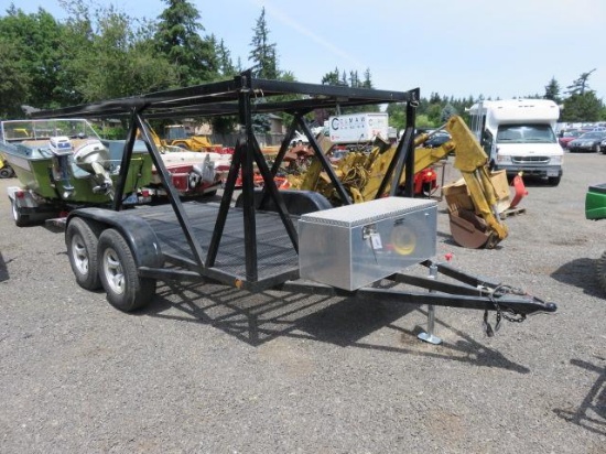 2004 ASSEMBLED TANDEM AXLE SANDRAIL/ATV STACKER TRAILER