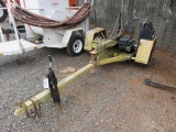 HOMEMADE TRAILER MONTED, GAS POWERED LOG SPLITTER