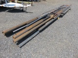 PALLET OF ASSORTED SIZE AND LENGTH STEEL TUBES, PIPE AND STEEL FLAT STOCK
