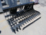 BRUTE 66'' SKID STEER ROCK BUCKET W/4'' TIRE SPACING