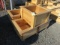 PALLET W/(6) ASSORTED SIZE CEDAR PLANTER BOXES