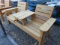 DOUBLE SEAT WESTERN CEDAR BENCH 66''X24''