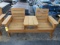 DOUBLE SEAT WESTERN CEDAR BENCH 66''X24''