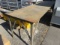 METAL WORK TABLE (10' L x 3' D 3' H)