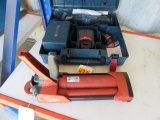 BOSCH PS50 CORDLESS OSCILLATING SANDER W/ CASE & CHARGER, HILTI EPOXY GUN