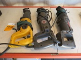 (2) BLACK&DECKER RECIPROCATING SAWS & DEWALT RECIPROCATING SAW