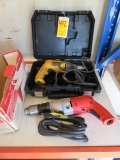 (1) DEWALT DW235G (1/2'') ELECTRIC DRILL, (1)MILWAUKEE (1/2'') MAGNUM-HAMME