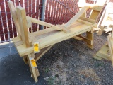 (2) ALASKAN YELLOW CEDAR BENCH 60''X15''