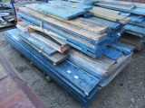 PALLET W/ASSORTED SIZE CLEAN ROOM SCAFFOLDING BOARDS