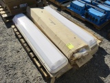 PALLET W/(6) COOPER CLEAN-ROOM CEILING LIGHT FIXTURES