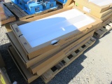 PALLET W/(5) LITHONIA (2' x 4') LED CEILING LIGHT FIXTURES W/MOUNTING HARDW