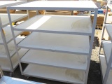 5 SHELF ROLLING CART (48'' x 40'')