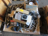 ASSORTED COMPUTER WIRING, POWER STRIPS, SPEAKERS, & COMPUTER FANS