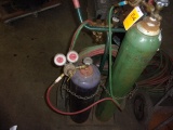 OXY/ACETYLENE TORCH ST W/CART