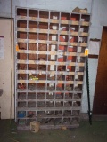 CONTENTS OF SHELF- ASSORTED COPPER FITTINGS, COMPRESSION FITTINGS, & VALVES