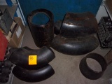 ASSORTED LARGE PIPE ELBOWS