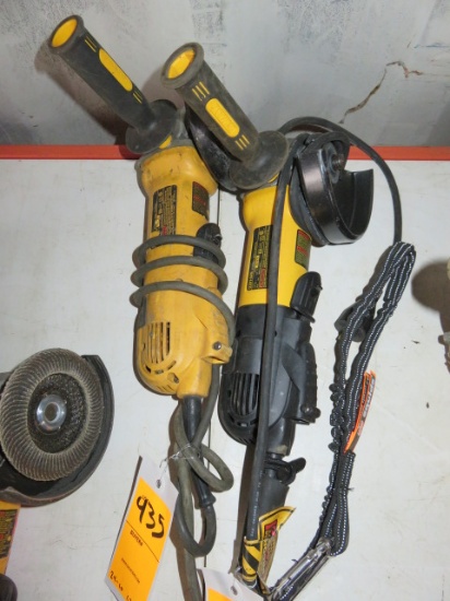 (2) DEWALT D28144N CORDED ANGLE GRINDERS