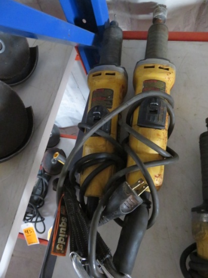 (2) DEWALT DWE4887N DIE GRINDERS