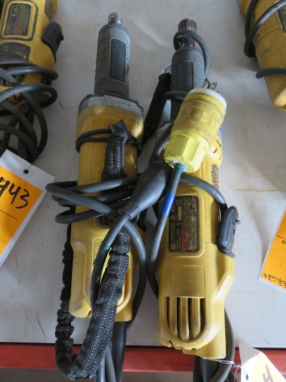 (2) DEWALT DWE4887N DIE GRINDERS