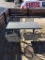 METAL PATIO TABLE W/4 CHAIRS