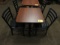 24'' X 24'' DINING TABLE W/(2) CHAIRS