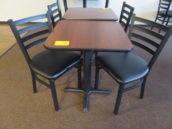 24'' X 24'' TABLE W/(2) CHAIRS