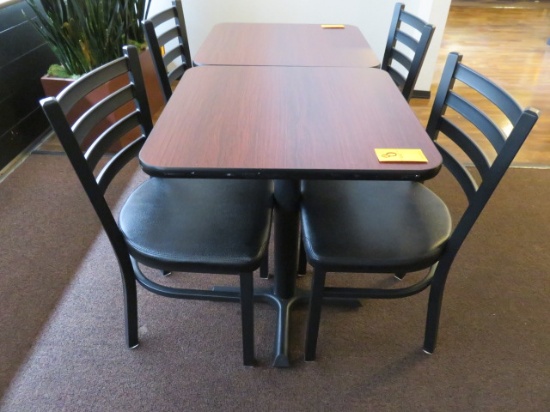 24'' X 24'' TABLE W/(2) CHAIRS