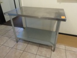 30'' X 48'' STAINLEE STEEL PREP TABLE