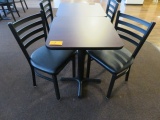 24'' X 24'' TABLE W/(2) CHAIRS