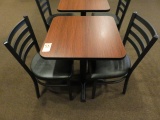 24'' X 24'' DINING TABLE W/(2) CHAIRS