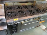 MONTAGUE 8 BURNER STOVE 48'' X 36''