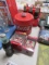 COCA COLA CLOCKS, BOTTLE RADIO, ICE TUB AND CANISTER