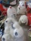 (2) COCA COLA STUFFED BEARS AND (2) COOKIE CANISTERS WINTER