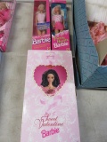 (3) BARBIES, VALENTINE, FUN TO DRESS, PRETTY HEARTS