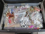 BRIEF CASE CONTAINS MOSTLY COSTUME JEWELRY
