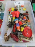 TOTE OF ASSORTED TOYS