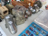 (7) METAL COIN BANKS