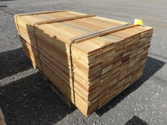 PALLET W/ APPROXIMATELY (230) 6'1'' X 6'' CEDAR BOARDS