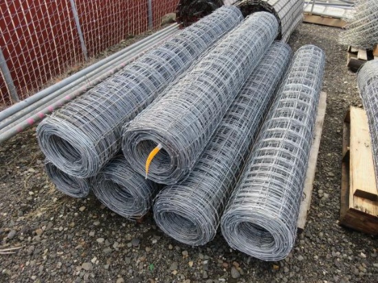 (6) ROLLS OF 6' FIELD FENCE