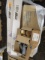 PALLET OF LONG REACH LOCKOUT TOOLS, FLEX VENT, METAL CABINET BASE, TANGLE G