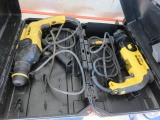 (2) DEWALT 120V ROTARY HAMMERS W/ CASES