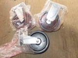BOX OF 3 CASTERS, THD/YOW, SKU 715169