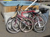 LOT OF (3) TREK MOUNTAIN BIKES AND (2) UNICYCLES