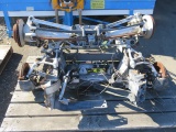 84 CORVETTE COMPLETE FRONT AND REAR SUSPENSION, FRONT SUSPENSION MOUNTED ON