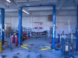 CHALLENGER LIFTS E10 10000# 2 POST AUTOMOTIVE LIFTS, SINGLE PHASE, 230V